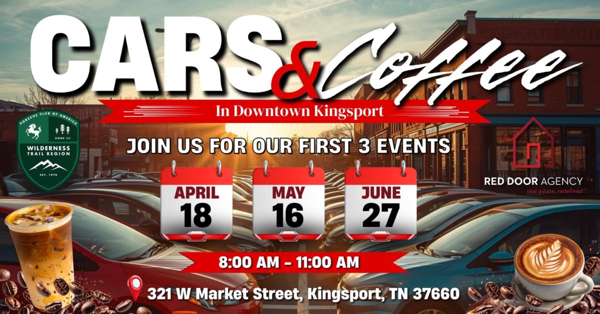 Cars & Coffee (hosted by WTR PCA) - Kingsport - 04.18.2026