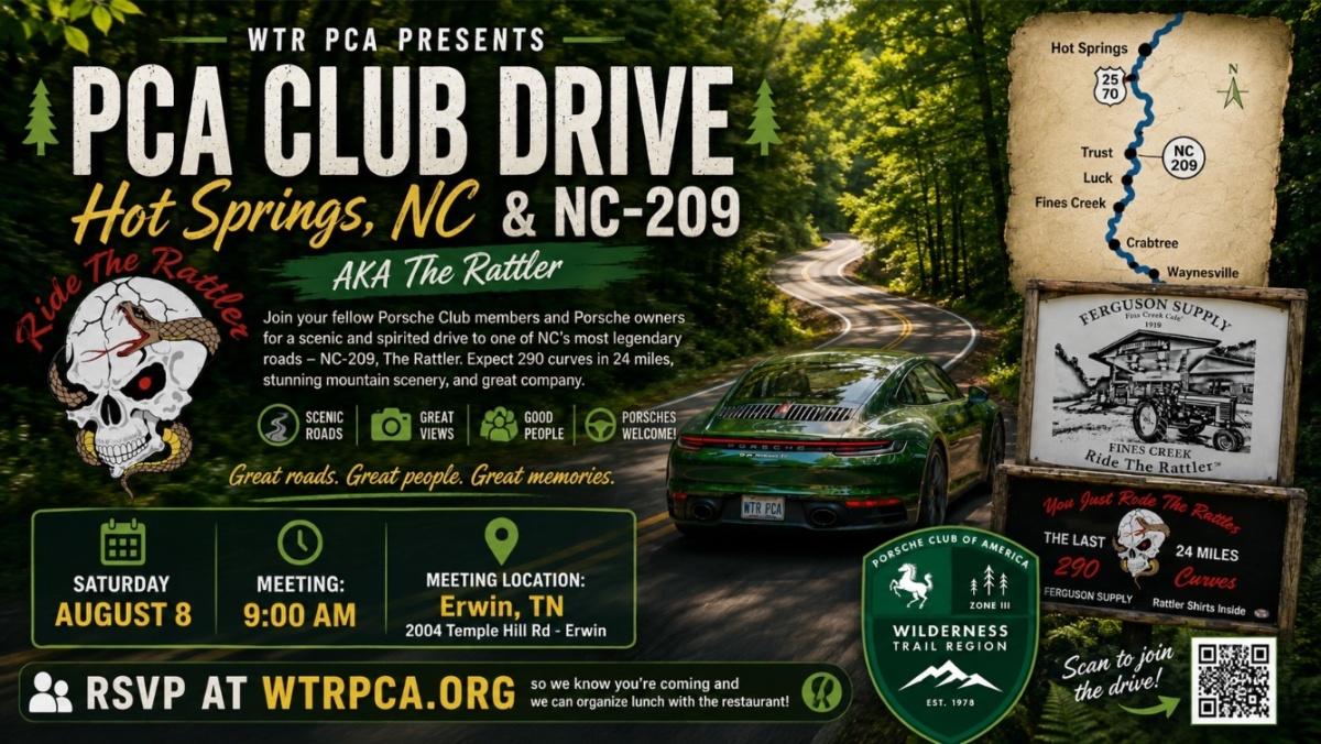 Group Drive: Hot Springs & The Rattler - 08.08.2026