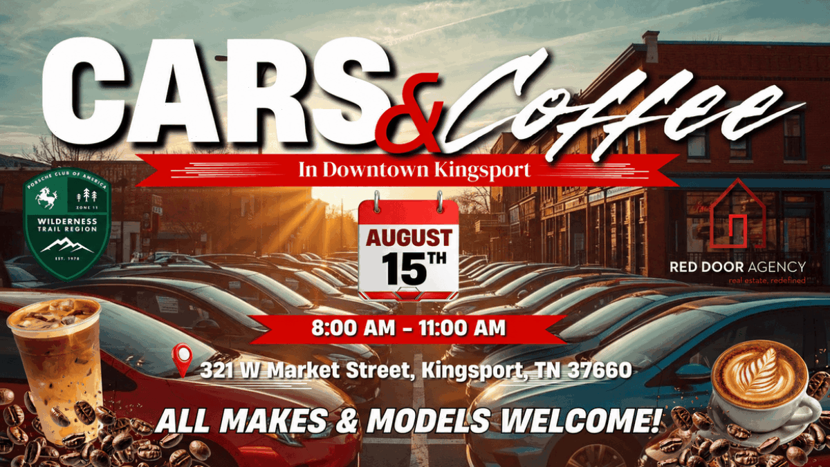 Cars & Coffee (hosted by WTR PCA) - Kingsport - 08.15.26