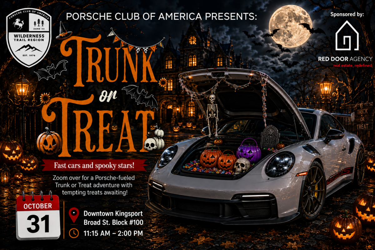 Porsches Trunk-or-Treat - Downtown Kingsport - 10.31.2026