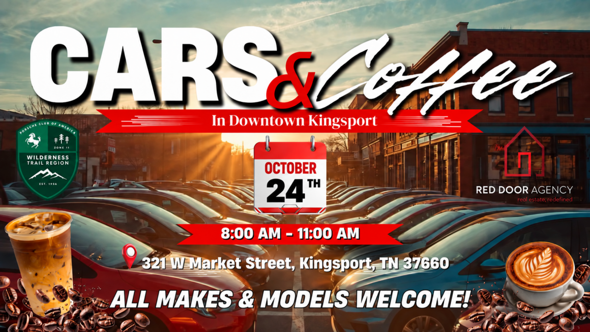 Cars & Coffee (hosted by WTR PCA) - Kingsport - 10.24.26