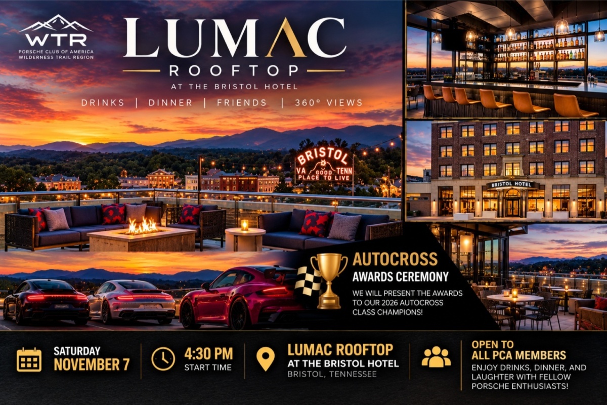 Club Social Dinner & Autocross Awards Ceremony - Lumac Rooftop - 11.07.2026