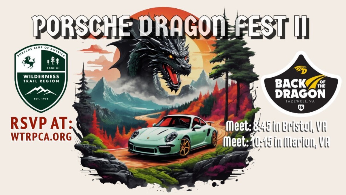 Group Drive: Porsche Dragon Fest 2 - Back of the Dragon & More - 05.18.2024