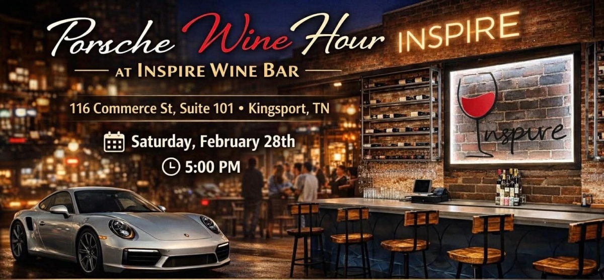Porsche Wine Hour at Inspire Wine Bar - 02.28.2026