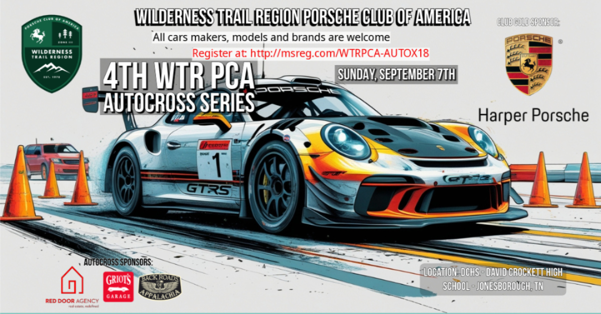 Autocross: 4th WTR Series - Event 5 - DCHS - Jonesborough, TN - 09.07.2025