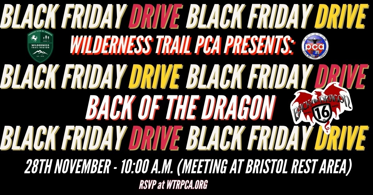 Black Friday Group Drive - Back of the Dragon - 11.28.2025