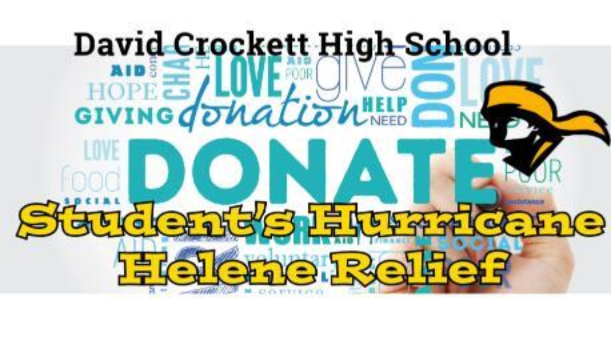 David Crocket High School Student’s Hurricane Helene Relief